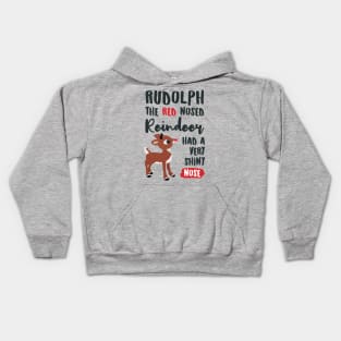 Rudolph the Red Nosed Reindeer © GraphicLoveShop Kids Hoodie